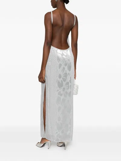 Sir Floral-print Maxi Dress In White