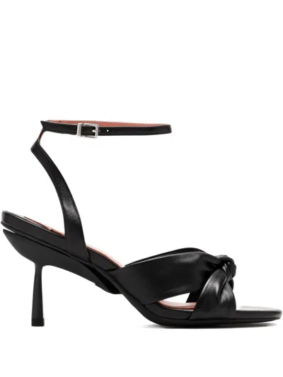 Vice Versa 95mm Everday Knotted Strap Heeled Sandals In Multi