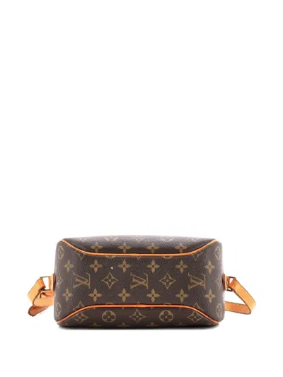 Pre-owned Louis Vuitton Blois Handbag Monogram Canvas Crossbody Bag In Brown