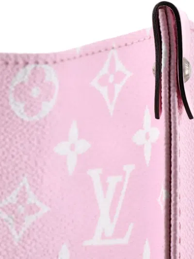 Pre-owned Louis Vuitton Onthego Limited Edition Escale Monogram Giant Gm Tote Bag In Multi