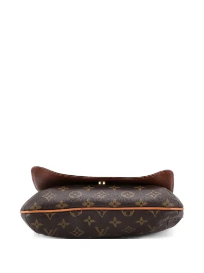 Pre-owned Louis Vuitton Musette Tango Handbag Monogram Canvas Shoulder Bag In Brown