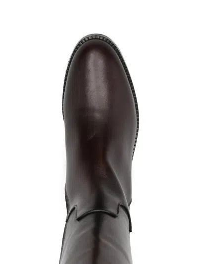 Paola Parisi 30mm Buckle-detail Boots In Animal Print