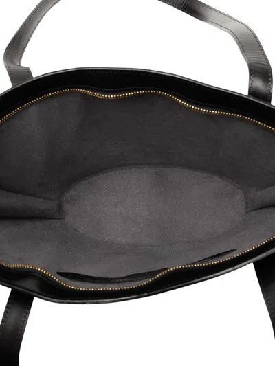 Pre-owned Louis Vuitton 2001 Epi Saint Jacques Pm Long Strap Shoulder Bag In Black