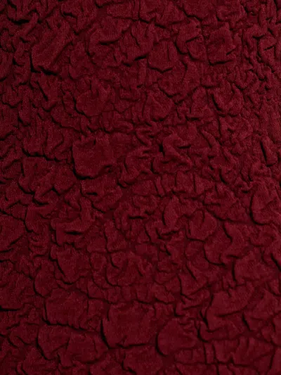 By Malene Birger Venus Long Sleeve Texture Dress In Brown