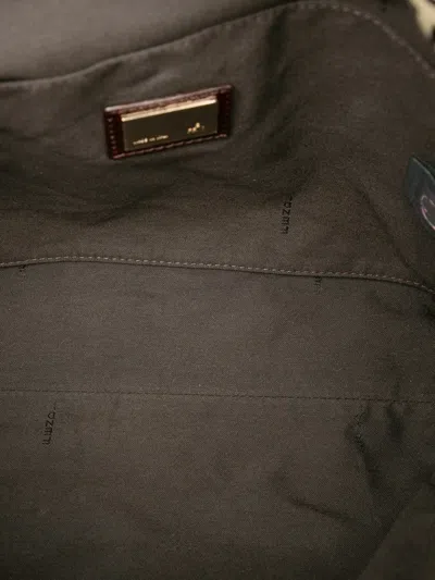 Pre-owned Fendi 2000-2010 Zucchino Canvas Tote Bag In Brown