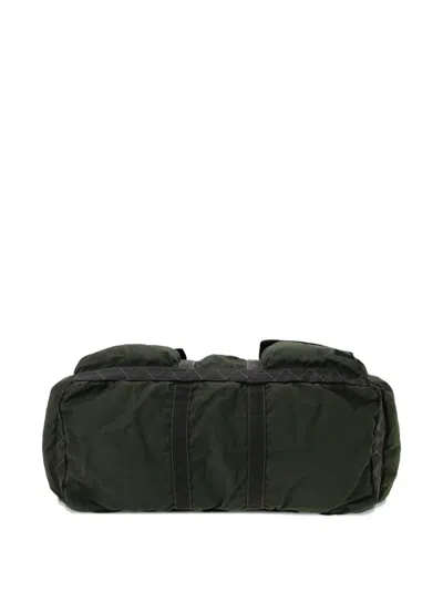 Porter-yoshida & Co Zip-pockets Tote Bag In Green