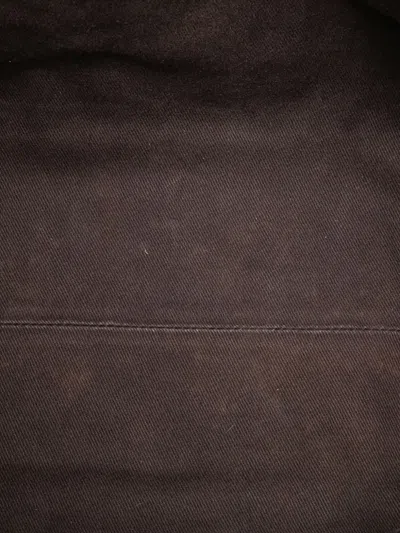 Pre-owned Chanel 2008-2009 Distressed Calfskin Shopping In Moscow Tote Bag In Brown