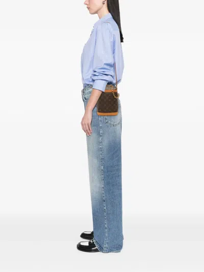 Pre-owned Louis Vuitton 2019 Monogram Legacy Milk Box Crossbody Bag In Brown