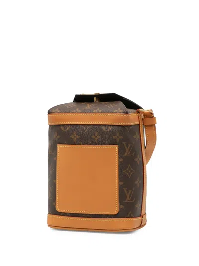 Pre-owned Louis Vuitton 2019 Monogram Legacy Milk Box Crossbody Bag In Brown
