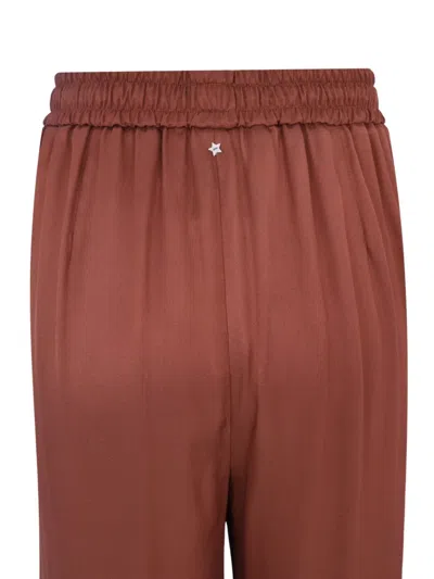 Lorena Antoniazzi Drawstring-waist Trousers In Animal Print