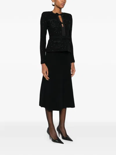 Self-portrait Sequined Peplum Maxi Dress In Multi