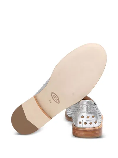 Tod's Stud-embellished Loafers In Multi