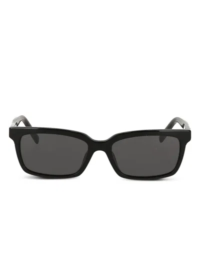 Tod's Rectangle-frame Sunglasses In Black