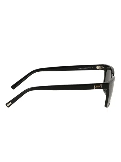 Tod's Rectangle-frame Sunglasses In Black