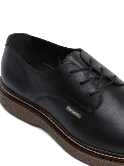 Barbour Lace-up Derby Shoes In Black