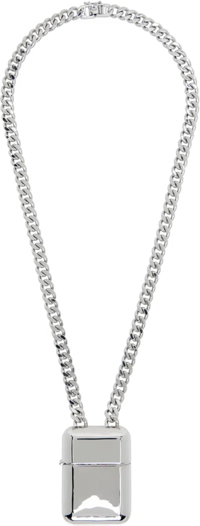 Toga Case Necklace In Silver