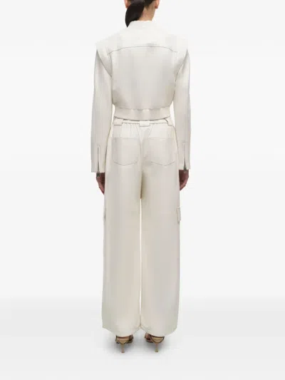 Simkhai Doreen Long-sleeve Jacket In Blue