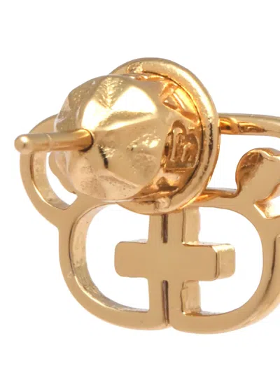 Bapy By *a Bathing Ape® Logo-motif Stud Earrings In Gold