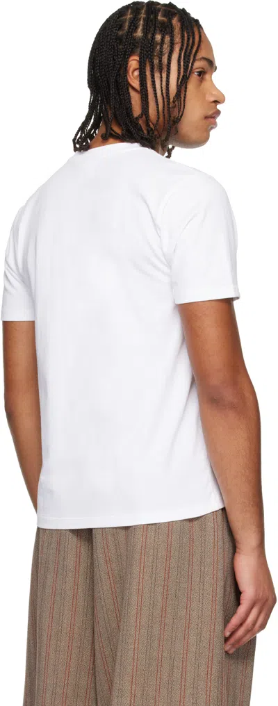 Bape White '' Heart One Point T-shirt In White