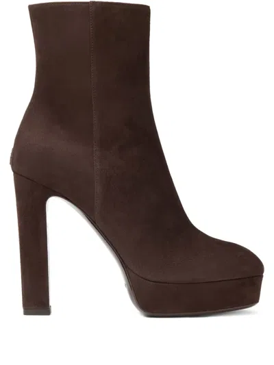 Jimmy Choo Marene Ankle Boot 120 In Brown