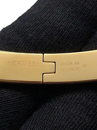 Pre-owned Hermes 2000-2025 Enamel Mini Clic Chaine D Ancre Bracelet Pm Costume Bracelet In Pink
