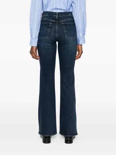 7 For All Mankind The Leggy Bootcut Denim Jeans In Blue