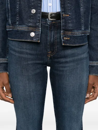 7 For All Mankind The Leggy Bootcut Denim Jeans In Blue