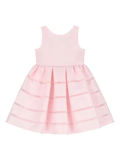 Mama Luma Striped Twill Dress (set Of Two) In Pink