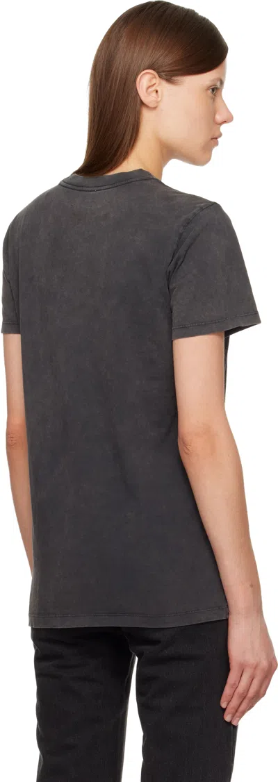 Isabel Marant Étoile Crew Neck Graphic Print Short Sleeve Top