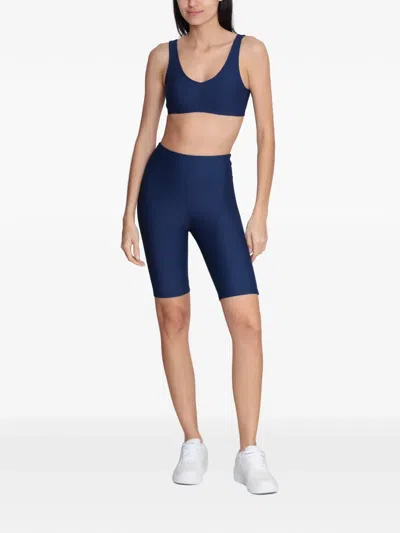 Lygia & Nanny Bio Scoop-neck Sports Bra In Blue