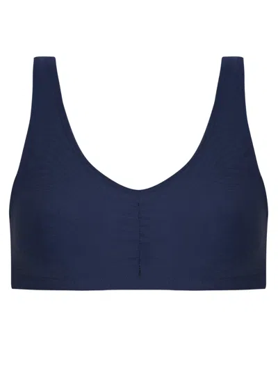 Lygia & Nanny Bio Scoop-neck Sports Bra In Blue