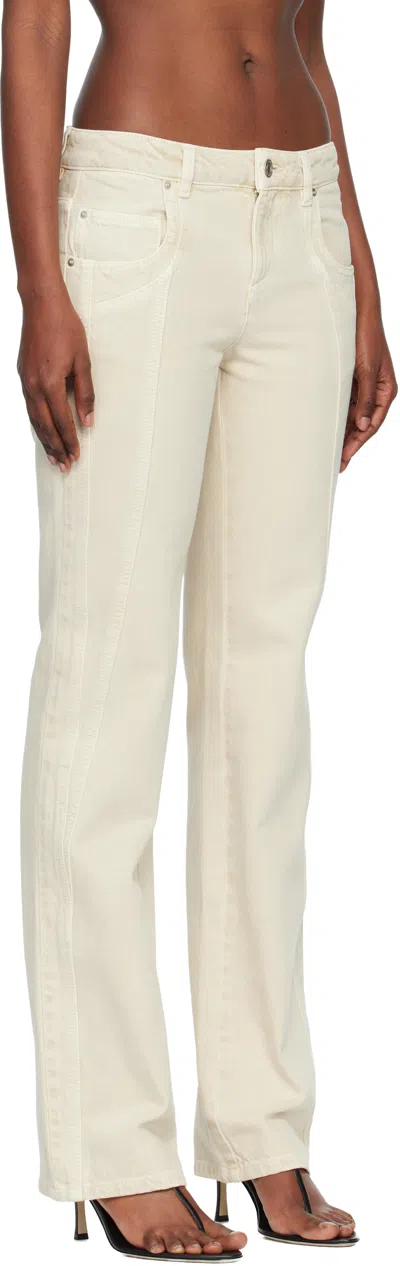 Isabel Marant Étoile Jaylis Five-pockets Jeans In Neutral