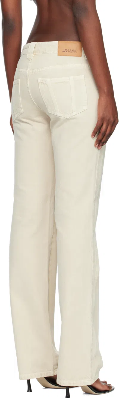 Isabel Marant Étoile Jaylis Five-pockets Jeans In Neutral