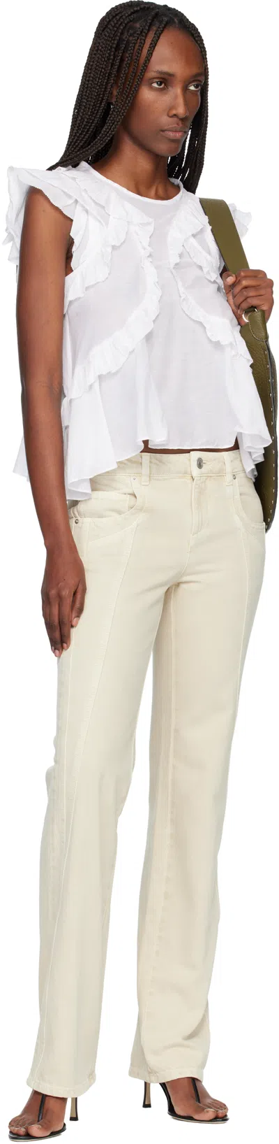 Isabel Marant Étoile Jaylis Five-pockets Jeans In Neutral