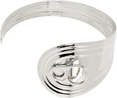 Jean Paul Gaultier 'pull Tab Can' Choker In Metallic