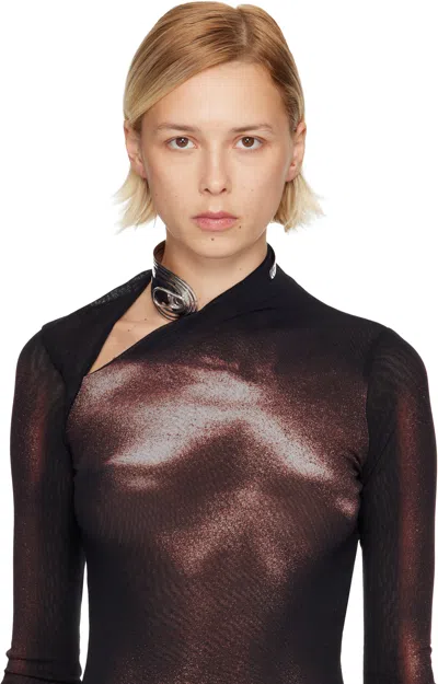 Jean Paul Gaultier 'pull Tab Can' Choker In Metallic