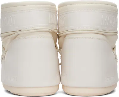 Moon Boot Off-white Icon Low Rubber Boots In White