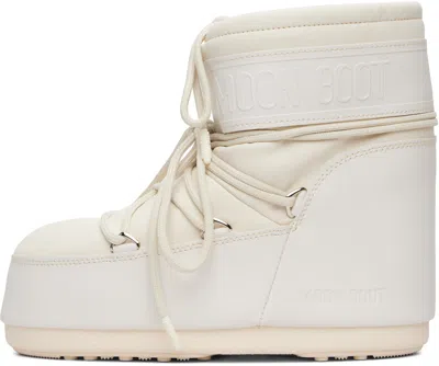 Moon Boot Off-white Icon Low Rubber Boots In White