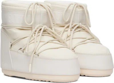 Moon Boot Off-white Icon Low Rubber Boots In White