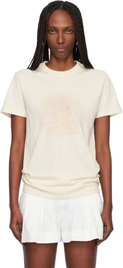 Isabel Marant Étoile Womens Isabel Marant Etoile Zoeline Graphic-print Cotton T-shirt In Multi