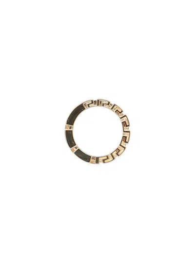 Versace Greca Ring In Gold
