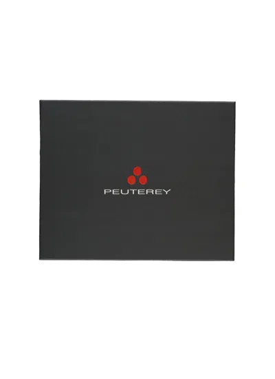 Peuterey Beanie And Scarf Set In Black