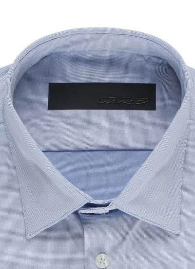 Rrd Oxford Jacquard Shirt In Blue