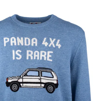 Mc2 Saint Barth Maglia Heron Panda 4x4 Is Rare Azzurra In Blue