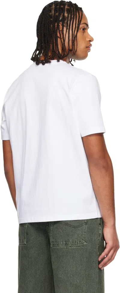 Dime White Cursive T-shirt In White
