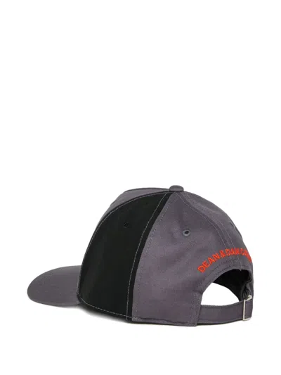 Dsquared2 Logo-detail Baseball Cap In Black