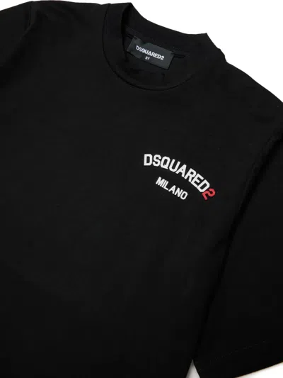 Dsquared2 Logo-print T-shirt In Black