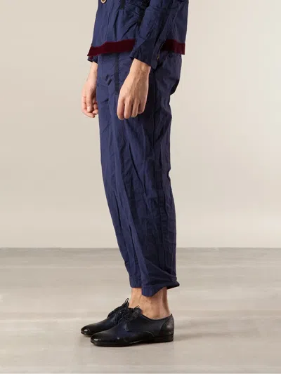Kolor Cropped Trousers In Blue