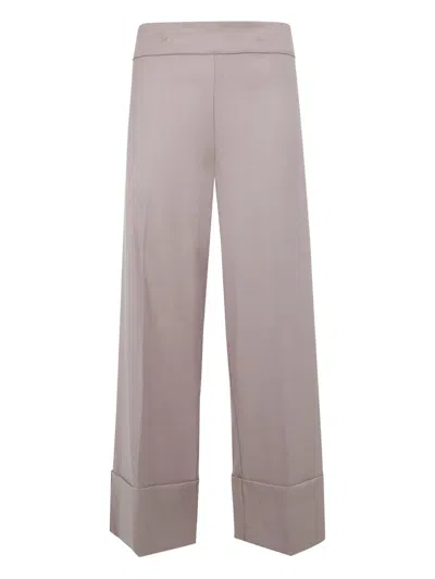 D Exterior Elasticated Trousers In Neutral