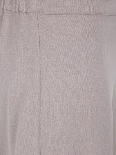 D Exterior Elasticated Trousers In Neutral